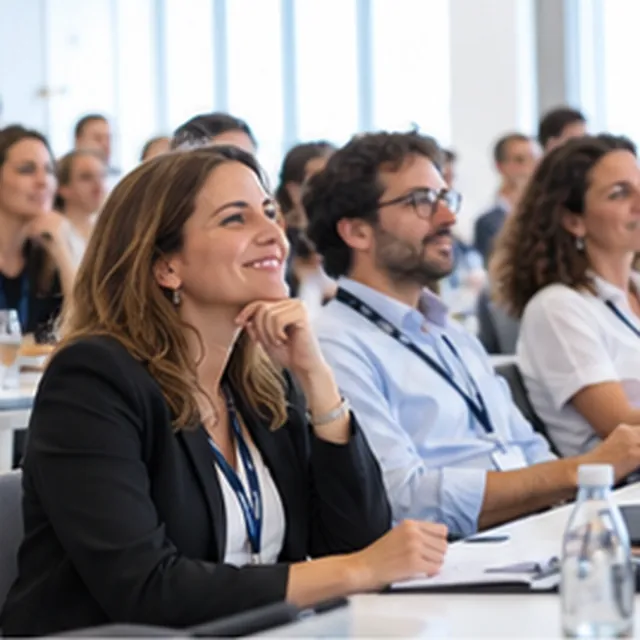 Participants attentifs lors d’un séminaire professionnel